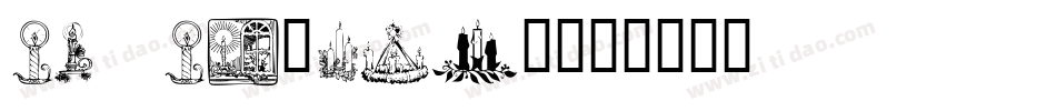 CK Candles字体转换